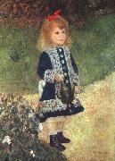 Pierre Renoir Girl and Watering Can oil painting on canvas